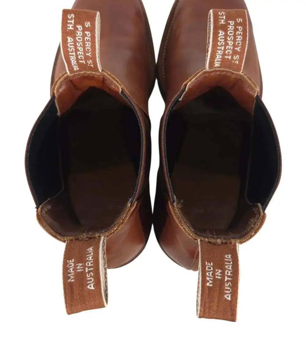 RM Williams Comfort Craftsman Chelsea Boots US 11 EU 45 Mens Brown Leather $545